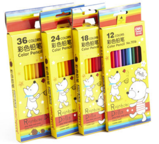 得力7017彩色铅笔 得力7017彩色铅笔