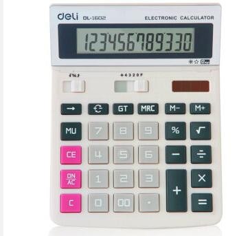 得力(Deli) 桌上型计算器 12位 得力(Deli) 桌上型计算器 12位