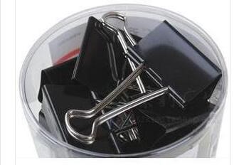 齐心(Comix) 6#黑色长尾夹(筒装) 齐心(Comix) 6#黑色长尾夹(筒装)