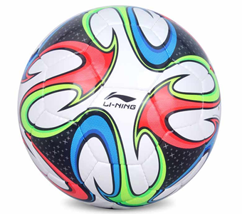 李宁（LI-NING）048 标准成人比赛蹴鞠 足球 手/机缝足球