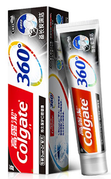 高露洁(Colgate)360°新品 双锌备长炭深洁 牙膏200g(冬青薄荷,清新口气) 高露洁(Colgate)360°新品 双锌备长炭深洁 牙膏200g(冬青薄荷,清新口气)