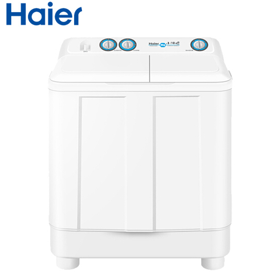 海尔 Haier 9公斤大容量半自动双缸洗脱机 洗大件更轻松 强劲动力 高效洁净 XPB90-699 海尔 Haier 9公斤大容量半自动双缸洗脱机 洗大件更轻松 强劲动力 高效洁净 XPB90-699